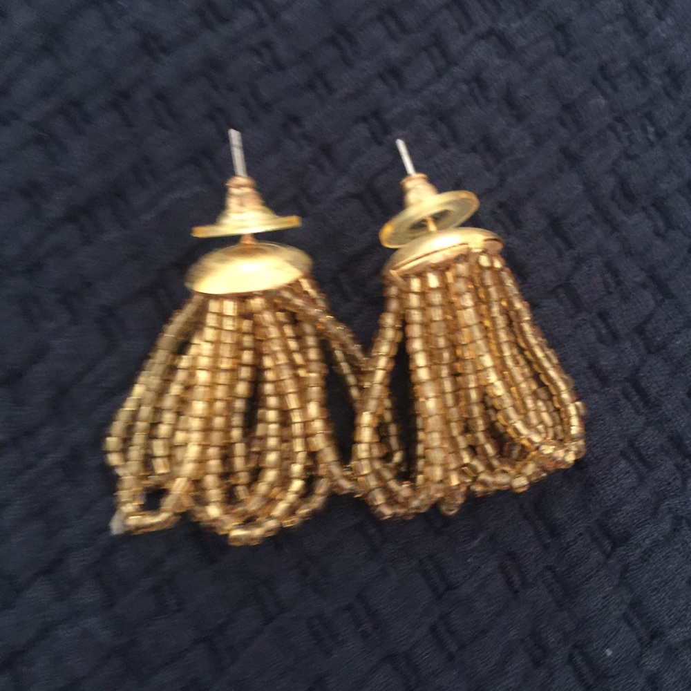 Earrings Delicate Vintage Tiny Beads Pierced - image 1